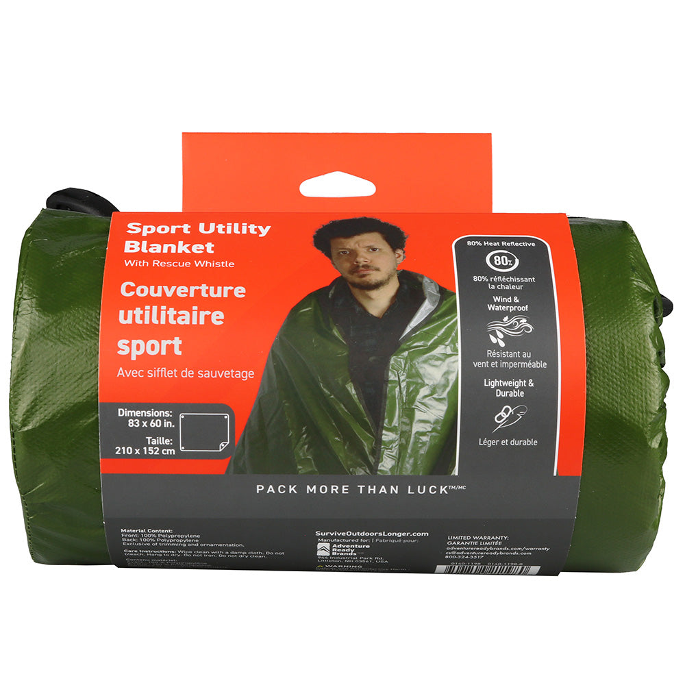 S.O.L. Survive Outdoor Longer Sport Utility Blanket [0140-1198] SOL Survive Outdoors Longer