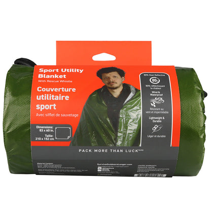 S.O.L. Survive Outdoor Longer Sport Utility Blanket [0140-1198] SOL Survive Outdoors Longer