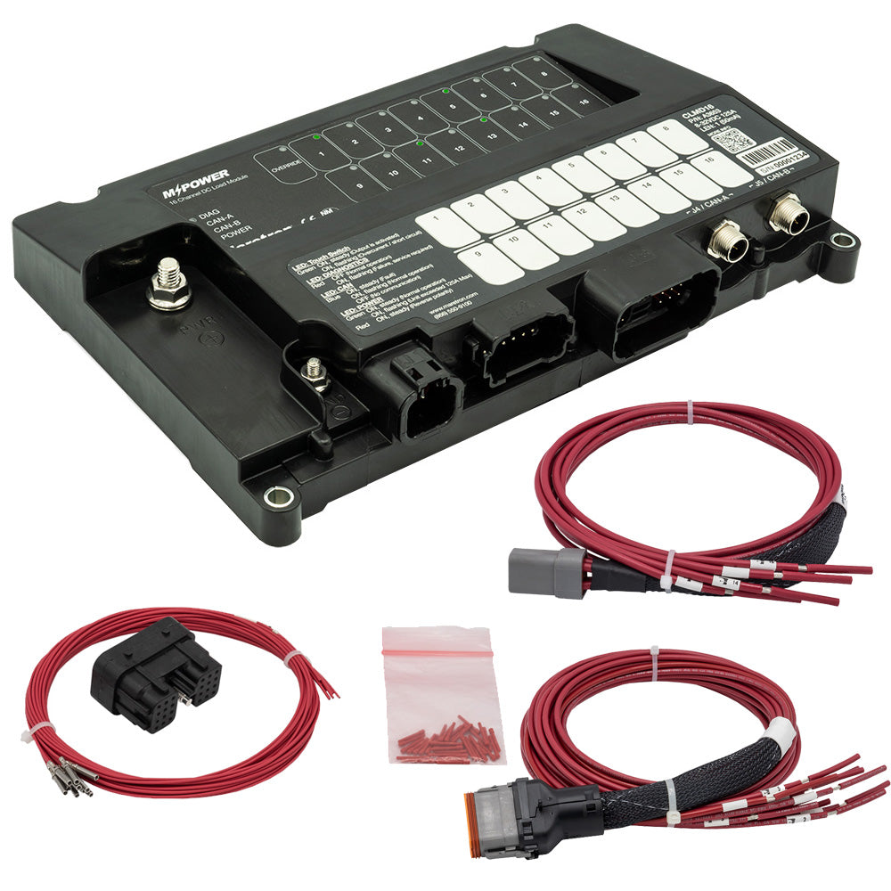 Maretron MPower 16-Channel DC Load Controller Module w/NMEA 2K w/J1  J2 Connectors [CLMD16-R] Maretron