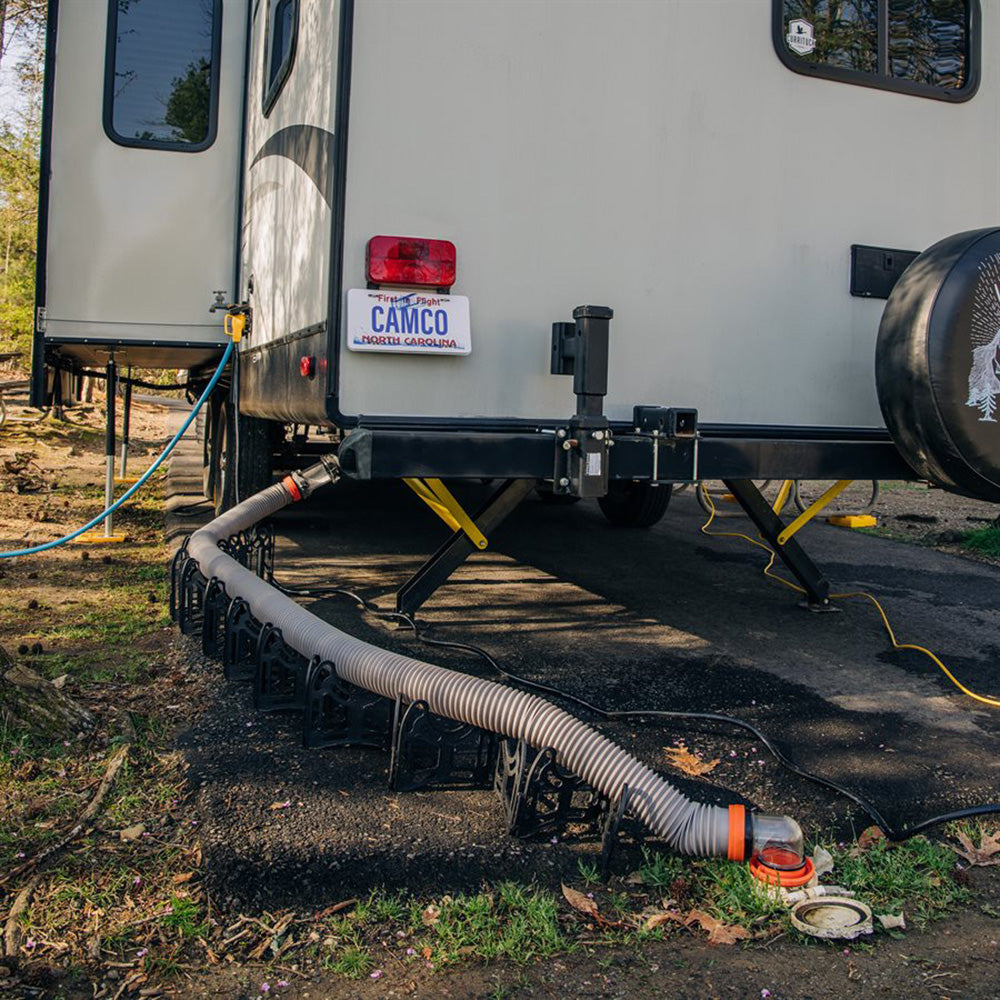 Camco Rhino X RV 20' Sewer Hose Kit - Pre-Attached 360-Degree Swivel Fittings [39390] - BuoyMart.com  Sanitation Camco