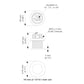 Airmar B75HW High Wide Chirp Transducer - 20 Degree Deadrise, 600W Thru Hull [B75C-20-HW-MM] - BuoyMart.com  Transducers Airmar