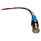 Bluewater 19mm Push Button Switch - Off/On/On Contact - Blue/Green/Red LED - 4' Lead [9057-3113-4] - BuoyMart.com  Switches & Accessories Bluewater