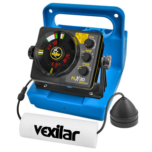 Vexilar FLX-30 Genz Pack w/Broad Band Ice Ducer  Vexilar Lithium Battery [GPLI30BB] - BuoyMart.com  Ice Flashers Vexilar