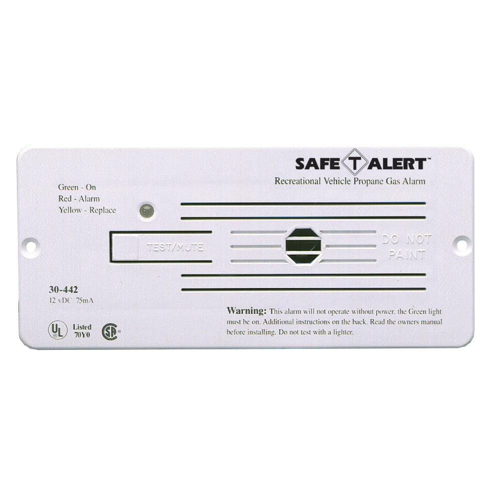 Safe-T-Alert 30 Series 12V RV Propane Alarm - White [30-442-P-WT] - BuoyMart.com  Fume Detectors Safe-T-Alert