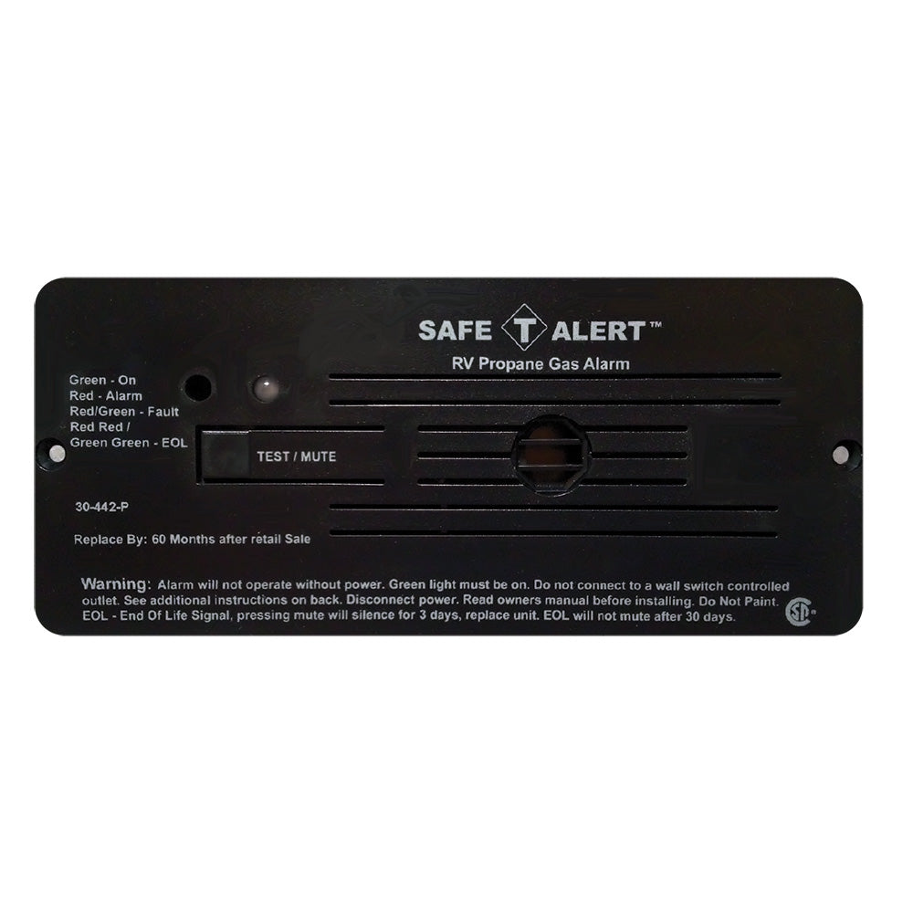 Safe-T-Alert 30 Series 12V RV Propane Alarm - Black [30-442-P-BL] - BuoyMart.com  Fume Detectors Safe-T-Alert