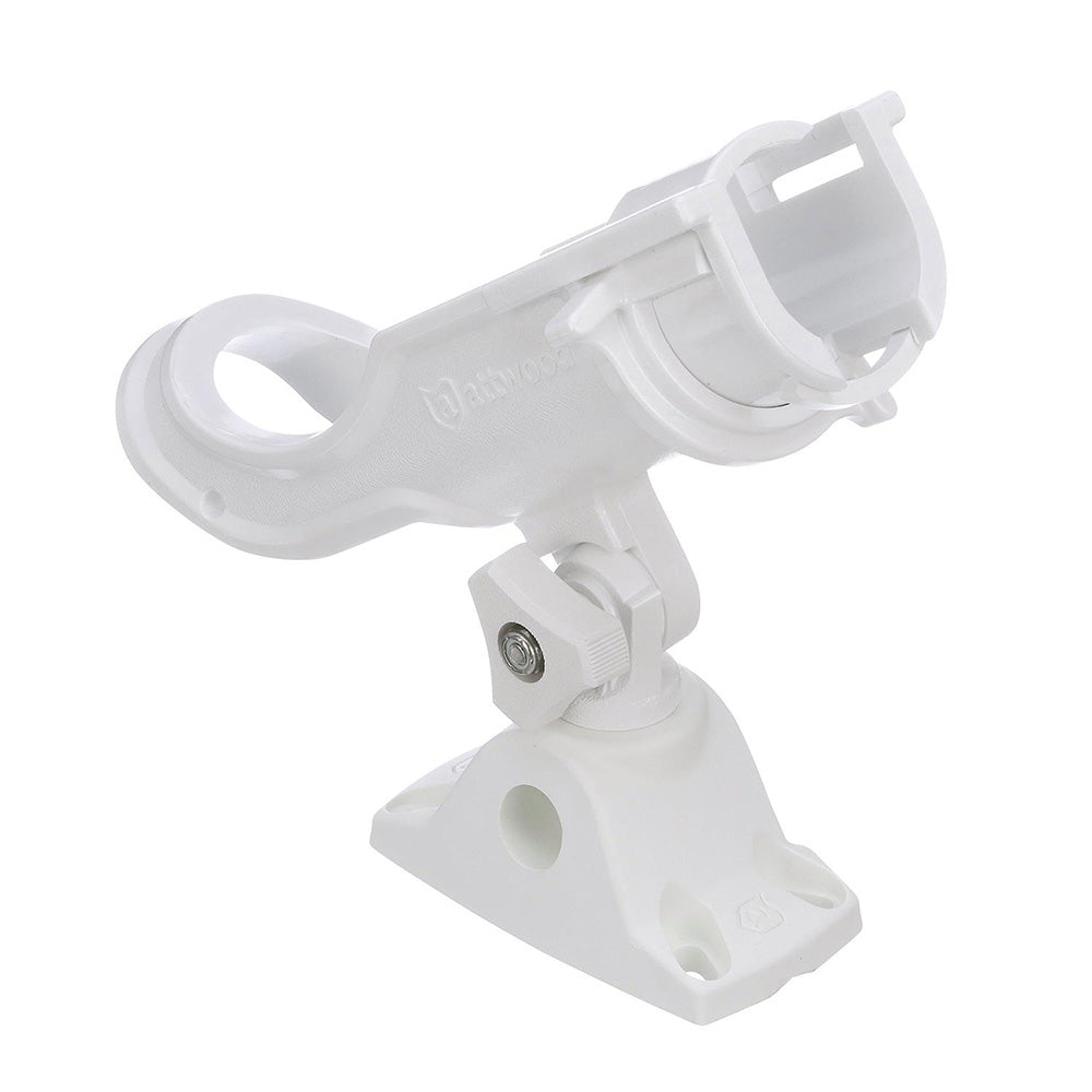 Attwood Heavy-Duty Adjustable Rod Holder w/Combo Mount - White [5009W4] - BuoyMart.com  Rod Holders Attwood Marine
