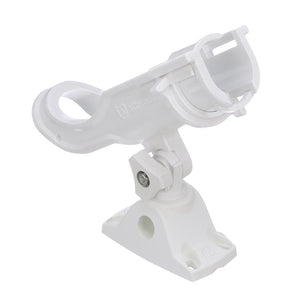 Attwood Heavy-Duty Adjustable Rod Holder w/Combo Mount - White [5009W4] - BuoyMart.com  Rod Holders Attwood Marine