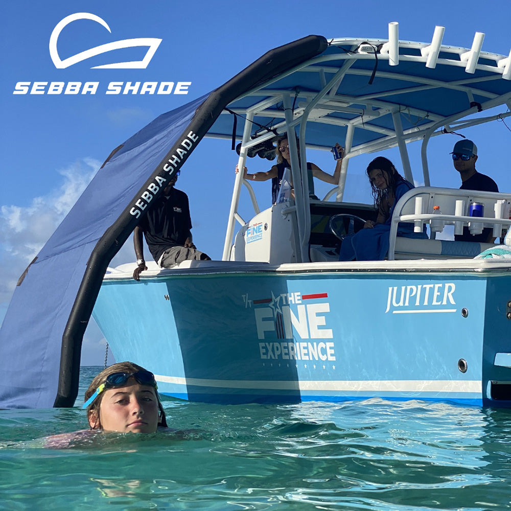 Sebba Shade 8 x 12 ft. Black Sun Shade f/Boats 26'+ [SS8X12BLK] - BuoyMart.com  Biminis/Shades/Umbrellas Sebba Shade