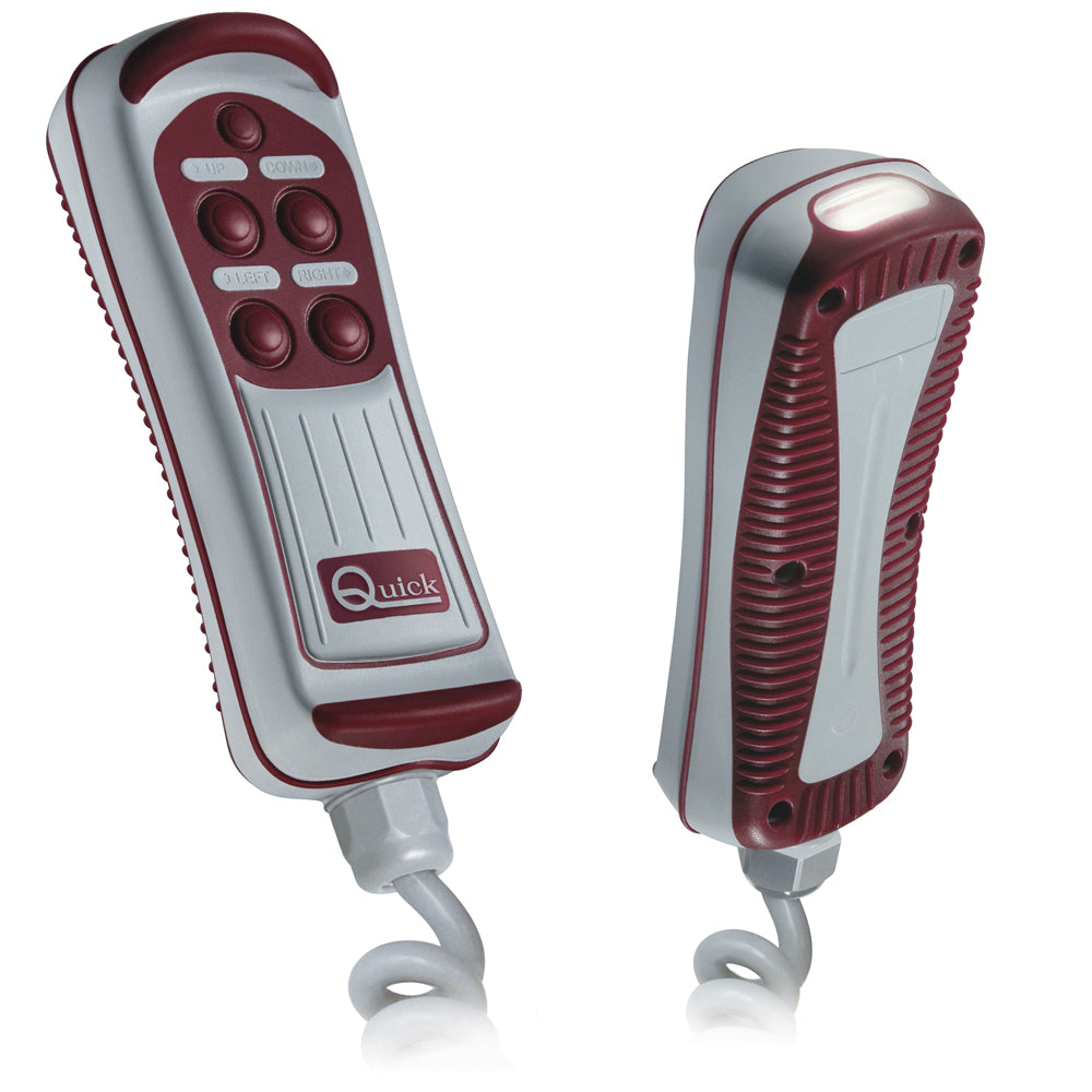 Quick HRC1004L 4-Button Remote w/LED Light [FPHRC1004L00D00] - BuoyMart.com  Windlass Accessories Quick