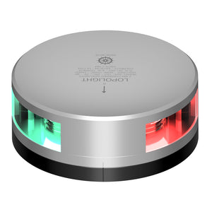 Lopolight Combined Sidelight - 2NM - Silver Housing w/FB Base [201-003-FB] - BuoyMart.com  Navigation Lights Lopolight