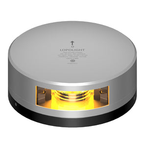 Lopolight Yellow Towing Light - 2NM - Silver Housing w/FB Base [201-013-FB] - BuoyMart.com  Navigation Lights Lopolight