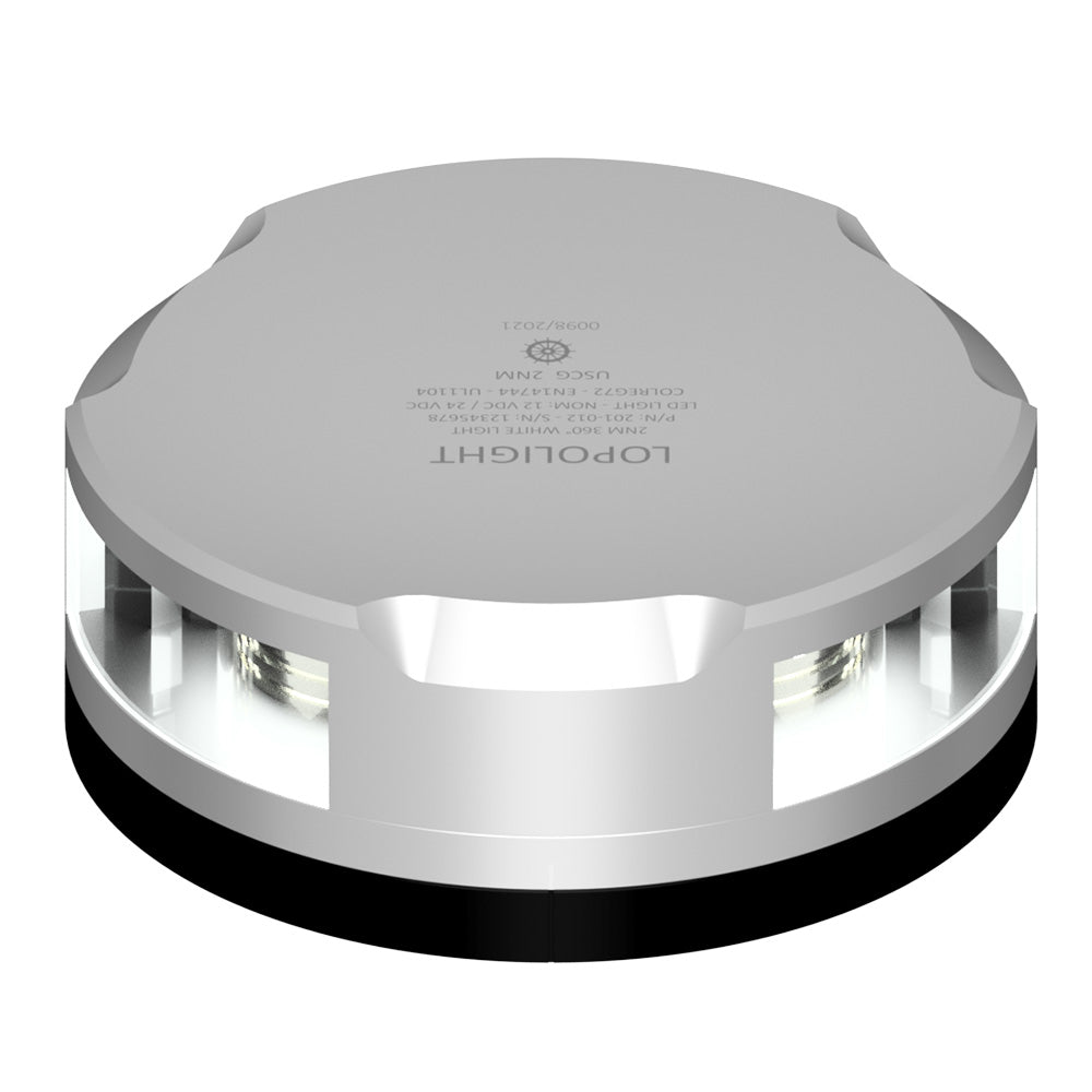 Lopolight Masthead/360-Degree Light - 3NM - Silver Housing w/FB Base [201-021-FB] - BuoyMart.com  Navigation Lights Lopolight