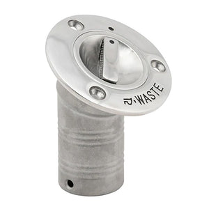 Whitecap 30 EPA Pull-Up Deck Fill Angled 1-1/2" (Waste) [6126AEPA] - BuoyMart.com  Deck Fills Whitecap