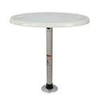 Springfield Thread-Lock Electrified Oval Table Package w/LED Lights  USB Ports [1691227-L1] - BuoyMart.com  Seating Springfield Marine