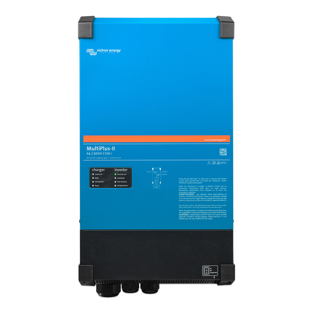 Victron MultiPlus-II 24/5000 120-95 120V [PMP242505110] - BuoyMart.com  Charger/Inverter Combos Victron Energy