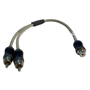 Marine Audio Adapter RCA Twisted Pair Y Adapter - 1 Female to 2 Male [VMCRCA1F2M] - BuoyMart.com  Accessories Marine Audio