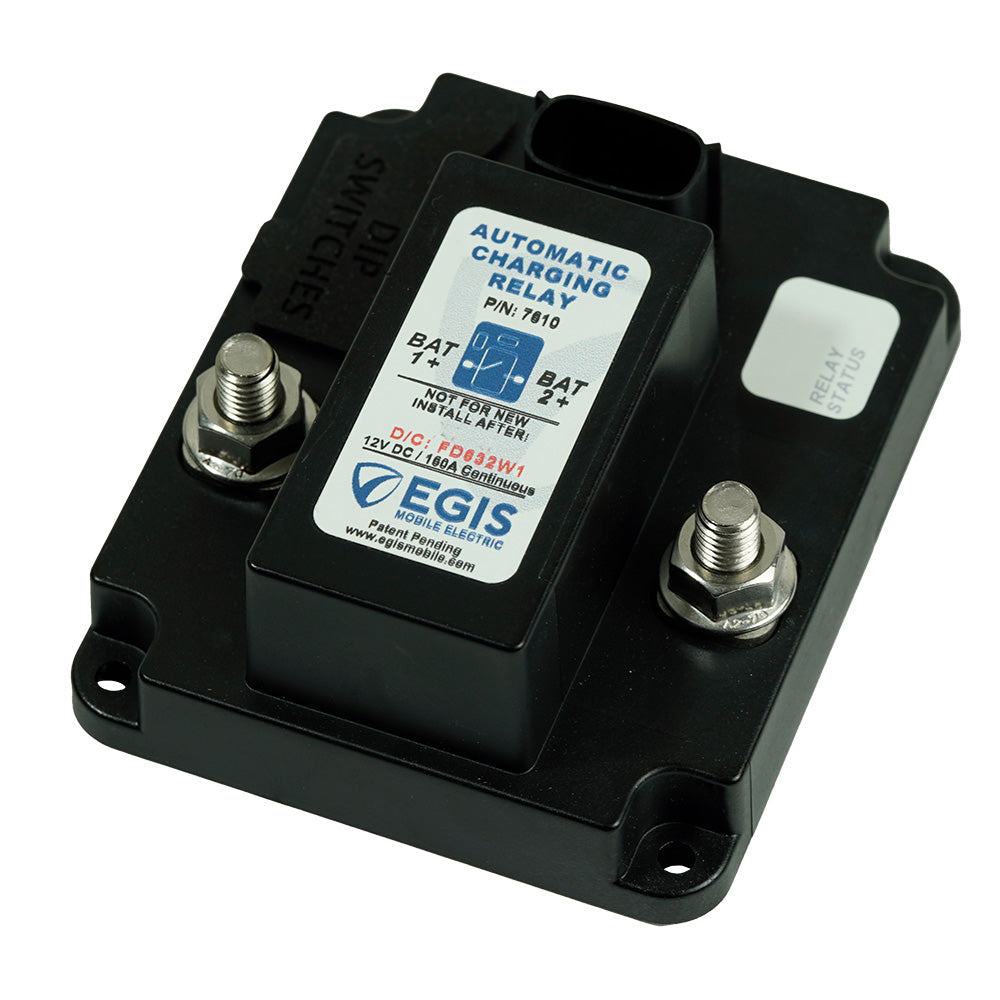 Egis Programmable Automatic Charging Relay (ACR) 160A, 12V [7610] - BuoyMart.com  Battery Management Egis Mobile Electric