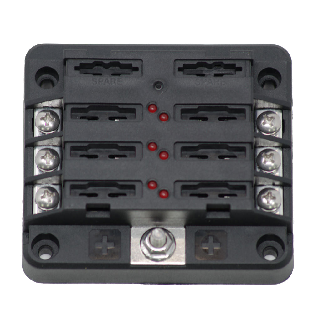 Egis RT Fuse Block 6 Position w/LED Indication [8028] - BuoyMart.com  Fuse Blocks & Fuses Egis Mobile Electric