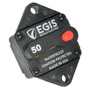 Egis 50A Panel Mount Circuit Breaker - 285 Series [4706-050] - BuoyMart.com  Circuit Breakers Egis Mobile Electric