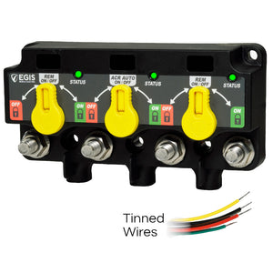 Egis XD Series Triple Flex 2 Relay-ACR-Relay w/Knobs  Tinned Wires [8730-1535] - BuoyMart.com  Accessories Egis Mobile Electric