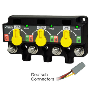 Egis XD Series Triple Flex 2 Relay-ACR-Relay w/Knobs  3X DTM Connector [8830-1535] - BuoyMart.com  Accessories Egis Mobile Electric