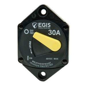 Egis 30A Panel Mount 87 Series Circuit Breaker [4707-030] - BuoyMart.com  Circuit Breakers Egis Mobile Electric