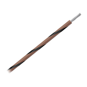 Pacer 14 AWG Gauge Striped Marine Wire 1000' Spool - Brown w/Black Stripe [WUL14BR-0-1000] - BuoyMart.com  Wire Pacer Group