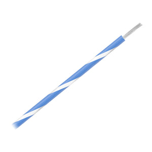 Pacer 16 AWG Gauge Striped Marine Wire 500' Spool - Blue w/White Stripe [WUL16BL-9-500] - BuoyMart.com  Wire Pacer Group