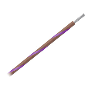 Pacer 14 AWG Gauge Striped Marine Wire 500' Spool - Brown w/Violet Stripe [WUL14BR-7-500] - BuoyMart.com  Wire Pacer Group
