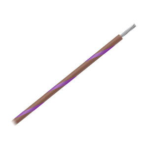 Pacer 16 AWG Gauge Striped Marine Wire 500' Spool - Brown w/Violet Stripe [WUL16BR-7-500] - BuoyMart.com  Wire Pacer Group