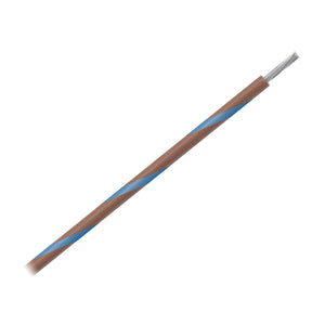 Pacer 16 AWG Gauge Striped Marine Wire 500' Spool - Brown w/Blue Stripe [WUL16BR-6-500] - BuoyMart.com  Wire Pacer Group