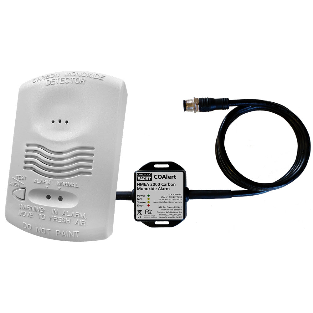 Digital Yacht CO Alert Carbon Monoxide Alarm w/NMEA 2000 [ZDIGCOALERT] - BuoyMart.com  Fume Detectors Digital Yacht