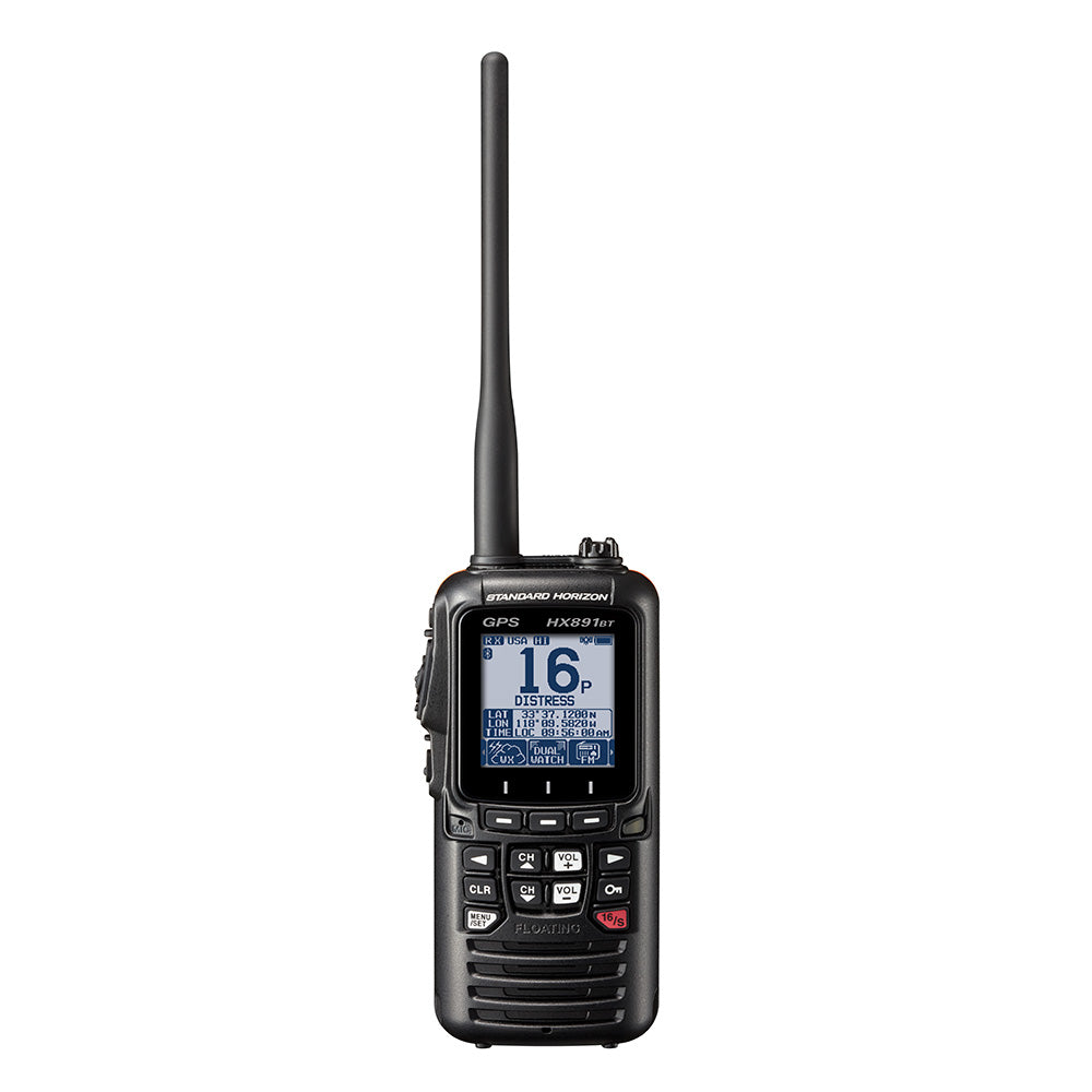 Standard Horizon HX891BT Handheld VHF w/Bluetooth - Black [HX891BTBK] - BuoyMart.com  VHF - Handheld Standard Horizon