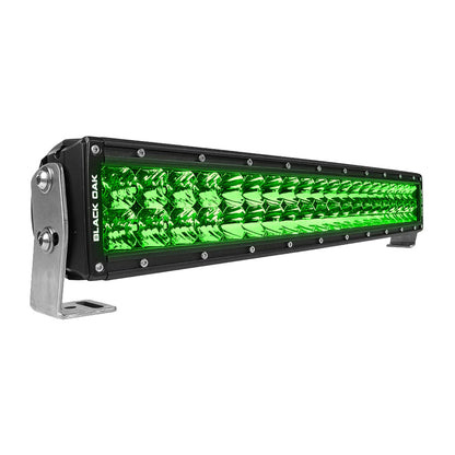 Black Oak Curved Double Row Combo Green Hog Hunting 20" Pro Series 3.0 LED Light Bar [20CG-D3OS] - BuoyMart.com  Light Bars Black Oak LED