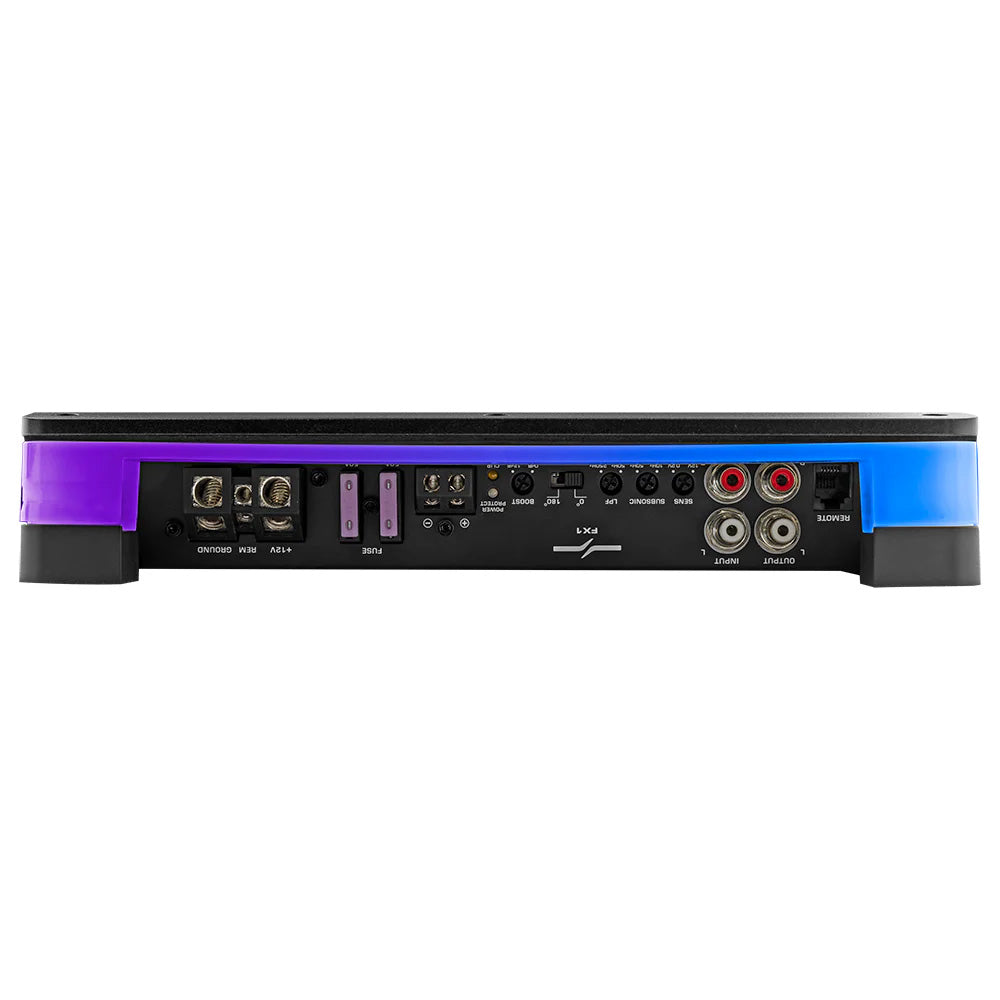 DS18 Flush/Surface Mount 1-Channel Monoblock Class D Amplifier w/Acrylic Cover - 1x900W RMS @ 1 Ohm [FX1] DS18 Audio