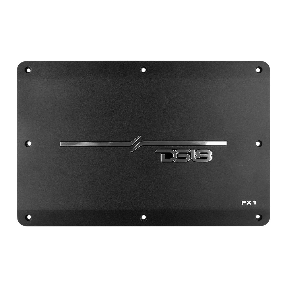 DS18 Flush/Surface Mount 1-Channel Monoblock Class D Amplifier w/Acrylic Cover - 1x900W RMS @ 1 Ohm [FX1] DS18 Audio