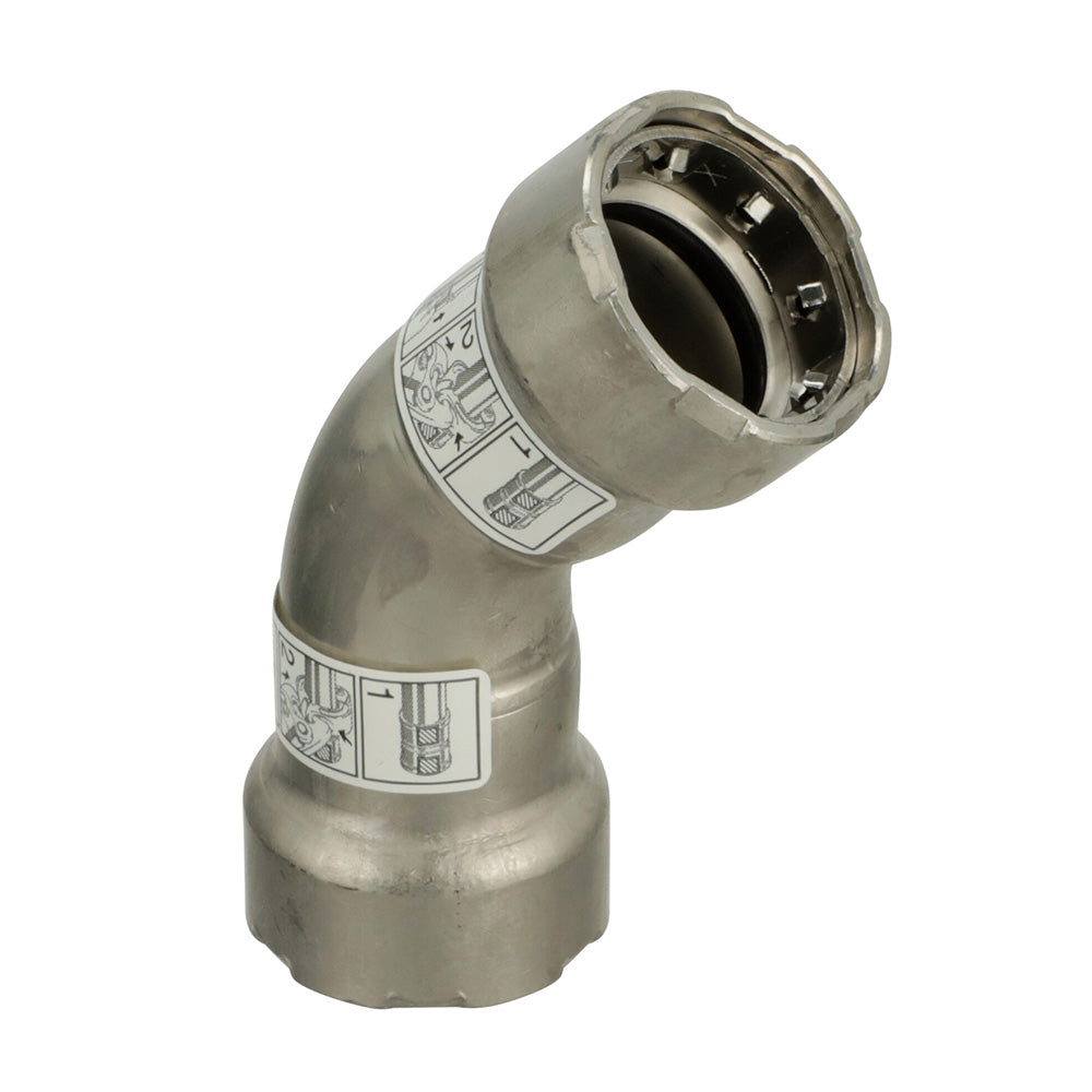 Viega MegaPress 316 FKM 1-1/4" 45 Degree Elbow [91770] - BuoyMart.com  Fittings Viega