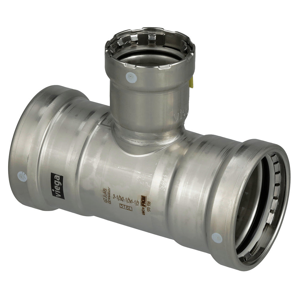 Viega MegaPress 316 FKM Tee - 2-1/2" x 2-1/2" x 2" [98455] - BuoyMart.com  Fittings Viega