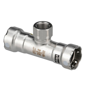 Viega MegaPress 316 FKM Tee w/FPT - 3/4" x 3/4" x 3/4" (FPT) [91850] - BuoyMart.com  Fittings Viega