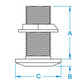 GROCO 2-1/2" Bronze Thru-Hull Fitting w/Nut [TH-2500-W] - BuoyMart.com  Thru-Hull Fittings GROCO