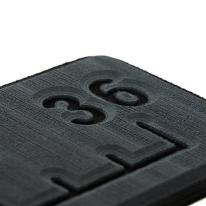 SeaDek 36 Routed Ruler - 6mm - Brushed Texture - Dark Grey/Black [53583-80067] - BuoyMart.com  Deck / Galley SeaDek