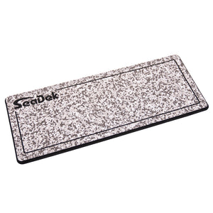 SeaDek 16 x 39" 20mm Dual Density Large Helm Pad w/SeaDek Logo - Brushed Texture - Snow Camo/Black (406.4mm x 990.6mm x 20mm) [37926-83699] - BuoyMart.com  Deck / Galley SeaDek
