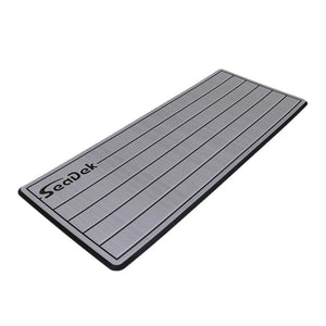 SeaDek 14 x 36" 20mm Dual Density Small Teak Helm Pad w/SeaDek Logo - Brushed Texture - Gray/Black (355.6mm x 914.4mm x 20mm) [53602-80324] - BuoyMart.com  Deck / Galley SeaDek