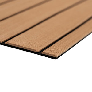 SeaDek 40" x 80" 6mm Teak Full Sheet - Brushed Texture - Mocha/Black (1016mm x 2032mm x 6mm) [32279-80093] - BuoyMart.com  Deck / Galley SeaDek