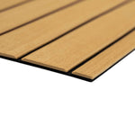 SeaDek 40" x 80" 6mm Teak Full Sheet - Brushed Texture - Camel/Black (1016mm x 2032mm x 6mm) [32279-80105] - BuoyMart.com  Deck / Galley SeaDek