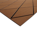 SeaDek 40" x 80" 6mm Two Color Diamond Full Sheet - Brushed Texture - Brown/Black (1016mm x 2032mm x 6mm) [56411-89905] - BuoyMart.com  Deck / Galley SeaDek