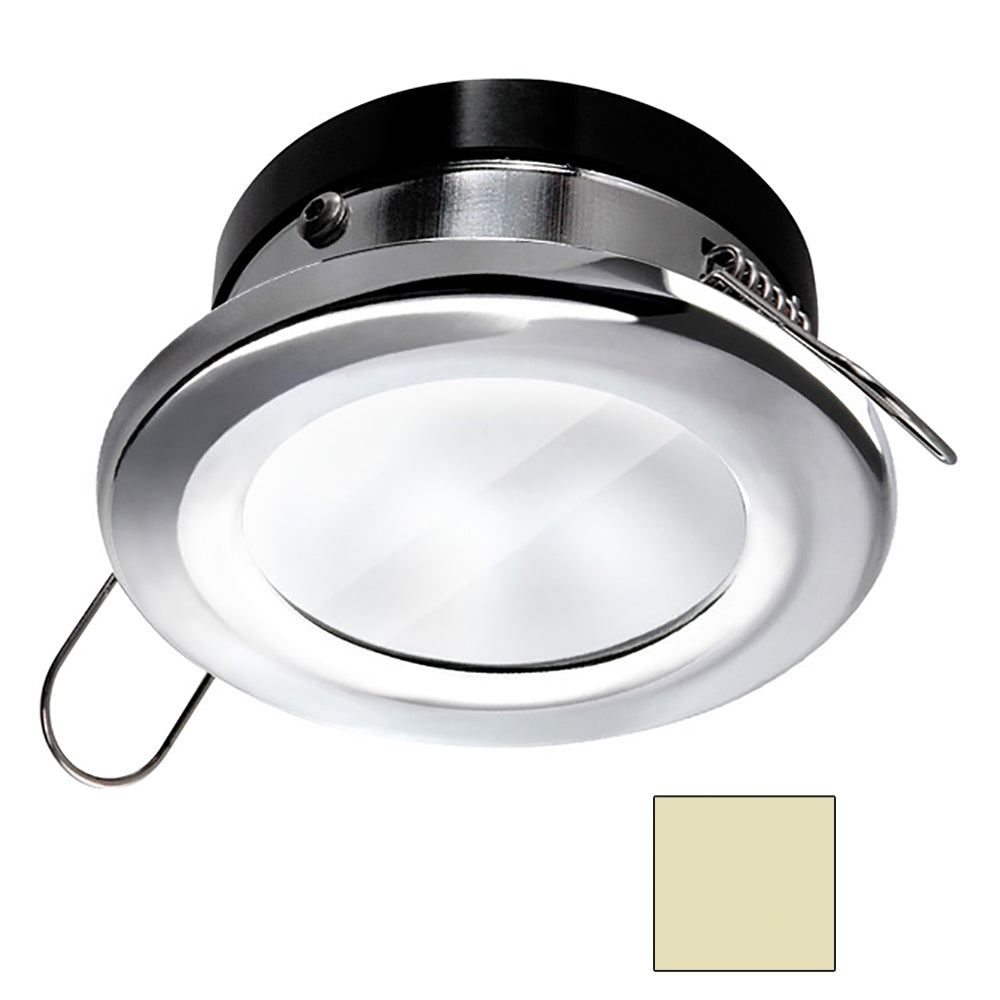 i2Systems Apeiron A1110Z 4.5W Spring Mount Light - Round - Warm White - Polished Chrome Finish [AP-4W-30K-PW11] - BuoyMart.com  Dome/Down Lights I2Systems Inc