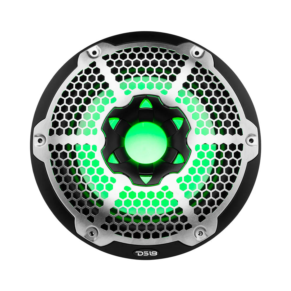 DS18 HYDRO 10" Subwoofer w/RGB Lights - 600W - Black [NXL-10SUB/BK] DS18