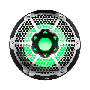 DS18 HYDRO 10" Subwoofer w/RGB Lights - 600W - Black [NXL-10SUB/BK] DS18