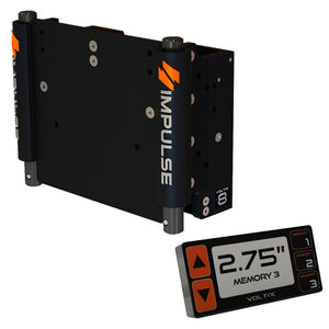 IMPULSE 8" Set Back Electric Jack Plate w/Smart Control - Black Anodized [75060-B] - BuoyMart.com  Jack Plates IMPULSE